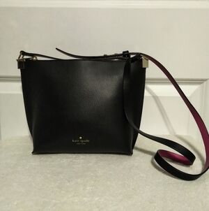 Kate Spade Black Bag with Pink Lining